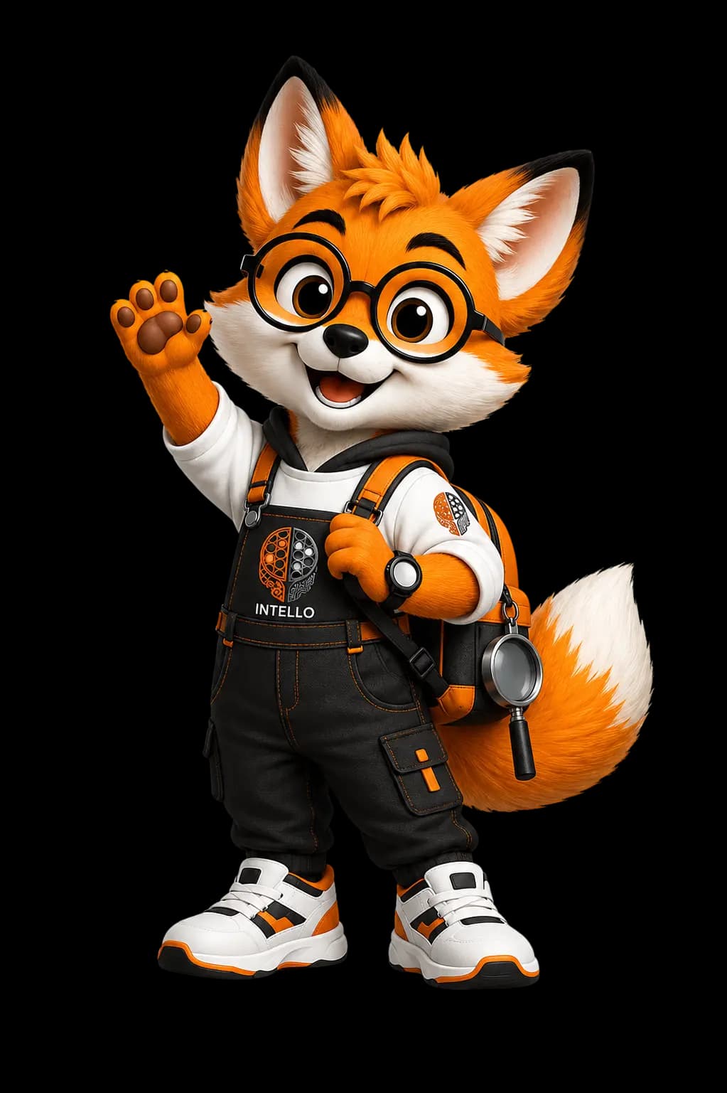 Baby Intello the Fox - Curious and Playful