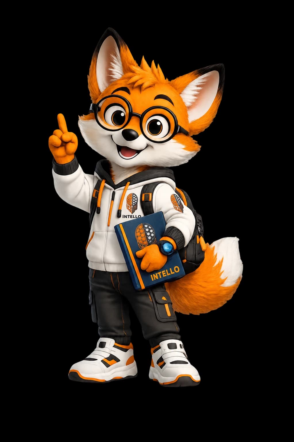 Young Intello the Fox - Eager to Learn Coding