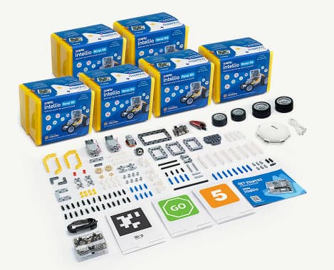 Intellio Rover Mini Classroom Pack with Rover Kits, building blocks, motors and accessories